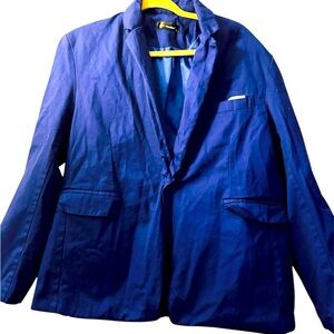 Men Blue Blazer